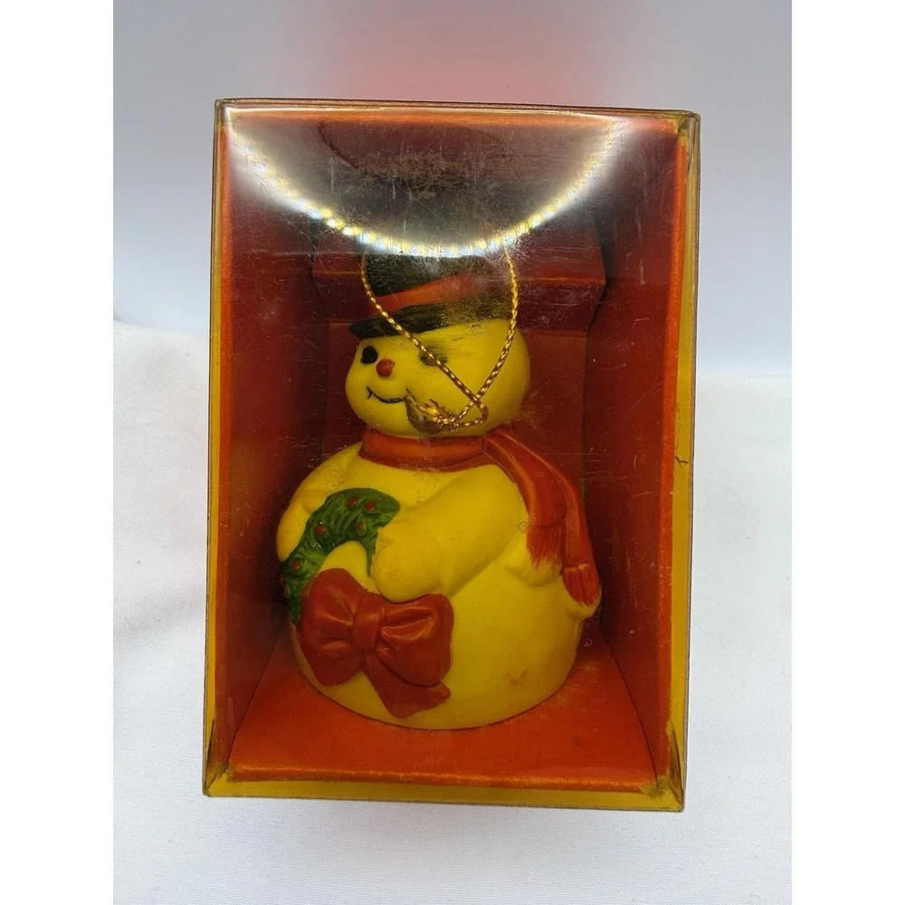 Ebeling & Reuss 1984 Tree Tunes Snowman Ornament in Box READ